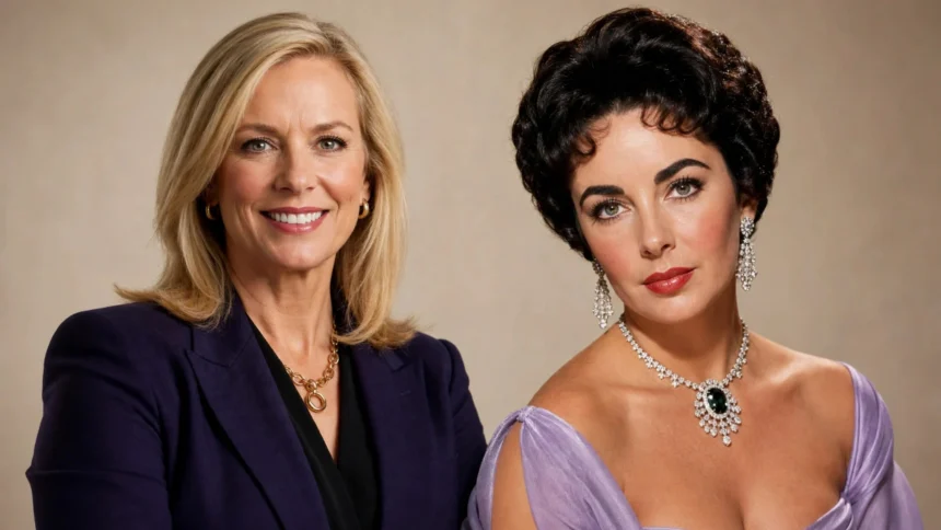 Karen Lynch and Elizabeth Taylor